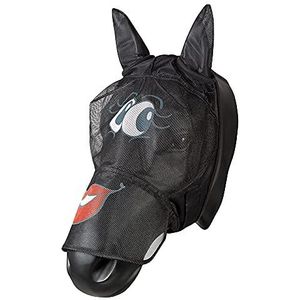PFIFF 101013 Vliegenmasker, gezichtsmasker met motief voor paarden, vliegenbescherming