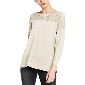 APART Fashion Gebreide damestrui, beige, M