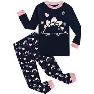 CM-Kid Per Bambini, Pigiami Pyjama-set voor baby's, meisjes, Donkerblauw, 3 Jaren
