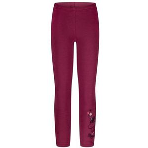 SALT AND PEPPER Thermische leggings voor meisjes, eenhoorn, uitrusting voor baby's en peuters, Red Violet, 104