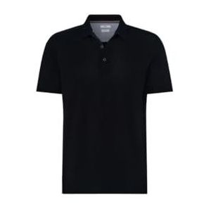 Brax Heren Style Pete U Hi-Flex poloshirt in zomerse kleuren poloshirt, zwart, XS