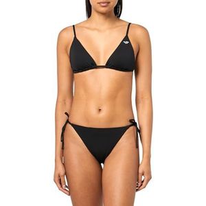 EMPORIO ARMANI Vrouw Eagle Stones Driehoek Bikini Zwart L, Zwart, L