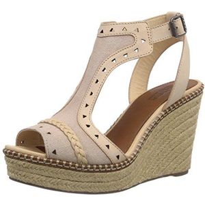 Tommy Jeans Levendige 26c, Espadrille voor dames, Beige Beige Naakt 288