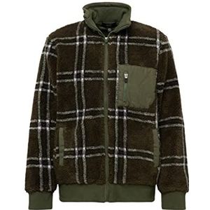Mavi Heren Check Sweatshirt, Combu Groen, XX-Large, Combu groen, XXL