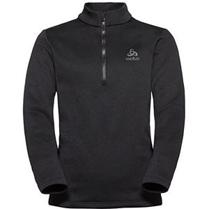 Odlo Unisex Midlayer 1/2 zip BERRA KIDS sweatshirt, zwart, 128