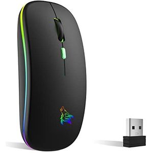 Optische Muis - Draadloos - 2,4 GHz - 1600 DPI - Zwart