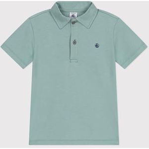 Petit Bateau Polo met korte mouwen voor jongens, Groen, 3 Jaren