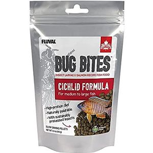 Fluval Bug Bites alleen voering voor cichliden, M-L, per stuk verpakt (1 x 100 g)