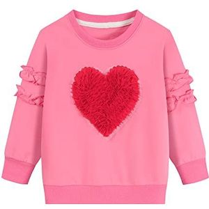 Little Hand Sweatshirt voor meisjes, 2-Love, 104 cm
