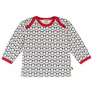 loud + proud Uniseks baby shirt lange mouwen print sweatshirt, blauw (Navy Ny), 62/68 cm