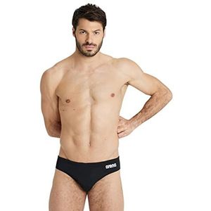 ARENA Team Swim Shorts Solid, herenslip, zwart-wit, 54