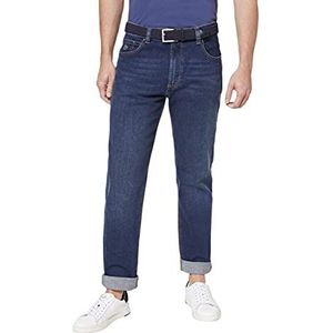 bugatti Heren Jeans Regular Fit Five-Pocket Katoen Stretch Denim, blauw (Stone Washed 343), 31W / 32L