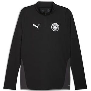 PUMA - Manchester City Trainingstrui 1/4-Zip - Zwart Zilver