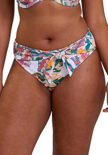 Fidji - Bikinislip - Wit - Bloemenprint - Recycled Polyamide