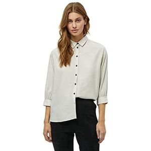 Desires Asha shirt met 3/4 mouwen | witte dames tops | lente shirt dames | maat XL