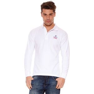 Poloshirt Club lange mouwen heren regular fit kleur - - 54