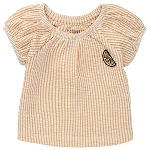 Noppies Baby Baby-meisjes T-shirt met korte mouwen gestreept Alexandra T-shirt, Amber Gold-P888, 56