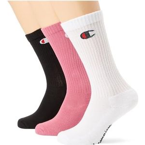 Champion Core 3PP Crew sokken, paars/wit/zwart (PS186), 35-38 uniseks - volwassenen, paars/wit/zwart (PS186), 35-38 EU