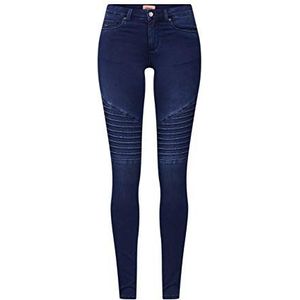 ONLY Skinny jeans voor dames, blauw (Dark Blue Denim Dark Blue Denim)., 34W x 34L