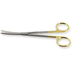 GIMA 26514 Goud Metzenbaum Schaar, Gebogen, 14 cm