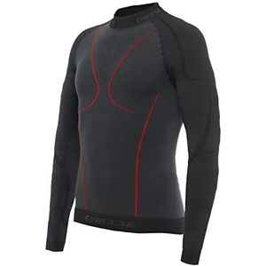 Dainese Heren Thermo Ls Baselayer Shirt, zwart/rood, XL/XXL