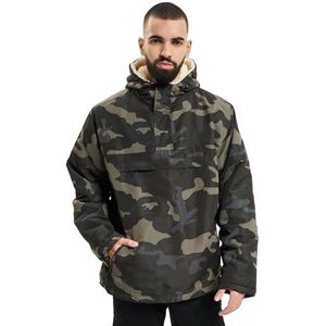 Brandit Heren Windbreaker Sherpa Jas Olijf, Donkere Camo, 3XL