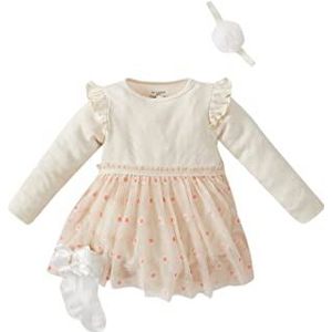 DeFacto Jumpsuit voor babymeisjes, ecru, 3-6 Maanden