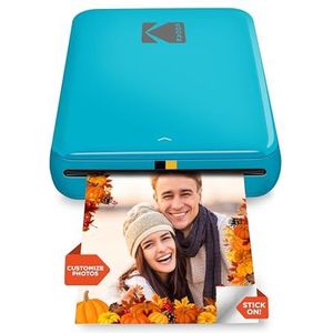 KODAK - Step - Draagbare Mini Printer - Blauw - Zink 2x3” Plakfoto's