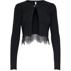 Onlperry Life Ls Mix Cardigan O-Neck KNT, zwart, S