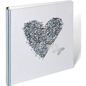 walther design fotoalbum wit 29 x 32 cm met reliëf, trouwalbum Amorousness UH-158