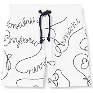 Emporio Armani Swimwear Emporio Armani Logomania Shorts, voor dames, wit/marineblauw, maat M, wit/marineblauw., M