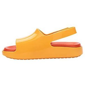 melissa Mini Cloud Sandal BB platte sandalen voor meisjes, Geel, 27 EU