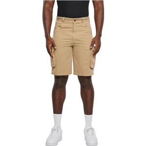 Urban Classics Heren Shorts Baggy Cargo Shorts Unionbeige 33, Unionbeige, 33