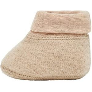 Bestseller A/S Babymeisje NBFWMINO Wool BRU Slippers XXIII sokken, White Pepper, 62/68, White Pepper, 62/68 cm