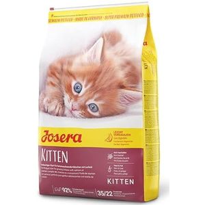 Josera Kitten (1 x 2 kg), Kattenvoer voor een optimale ontwikkeling, Super Premium droogvoering voor groeiende katten, per stuk verpakt