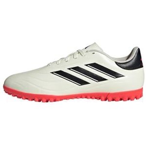 adidas Uniseks-Volwassen Copa Pure II Club Turf Boots, Ivory/Core Black/Solar Red, 46 2/3 EU