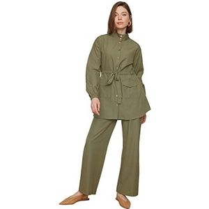 Tweedelige Set - Kaki - Regular, Khaki,38, Kaki, 64