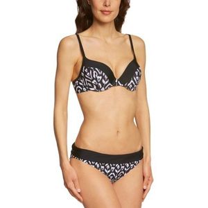 Tommy Hilfiger dames bikini, zwart (017 Masters Black/Classic White), 38