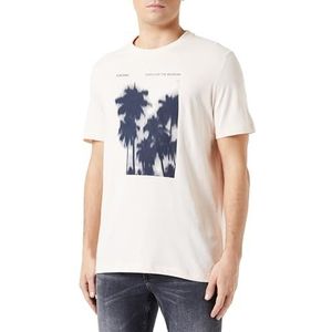 T-shirt met korte mouwen, Weiß, L