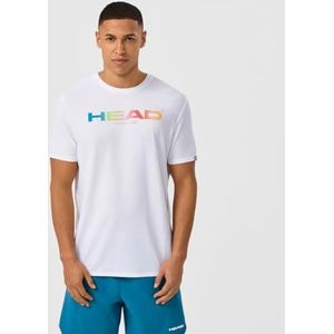 HEAD - Rainbow T-shirt - Wit - Polyester/Katoen/Elastaan