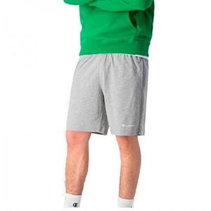 Champion Legacy Authentic Pants Athletic Jersey Combed Small Logo Bermuda Shorts Heren, lichtgrijs gemêleerd., S