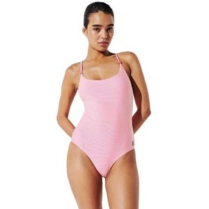 Karl Lagerfeld - IKON - Badpak - Pink/Wit - Soft Cup