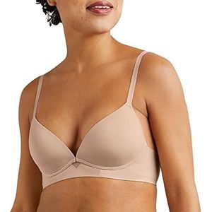 Maidenform Comfort Devotion voor dames One Fabulous Fit Draadloze BH, Amandel, 38D