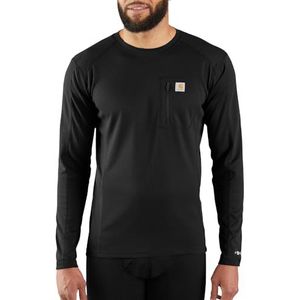 Carhartt Men's MBL104 Base Force® Midweight Base Layer Tech Crew - XXX-Large - Black