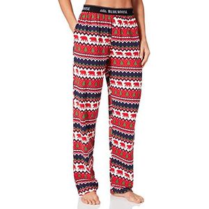 Hatley Unisex Fair Isle Bear & Moose Family Pyjama, Heren Jersey Pyjama Broek - Navy Bear Fair Isle, S