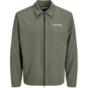 Jack & Jones JCOTRACK Shacket Blouson voor heren, agave green, XL, agave green, XL