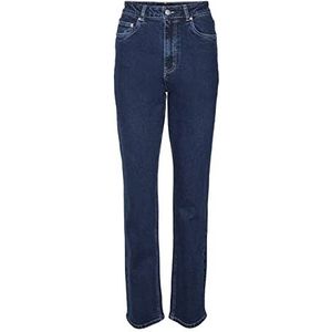 VERO MODA VMDREW HR Straight GU3130 GA NOOS Jeans, Dark Blue Denim, 27/32