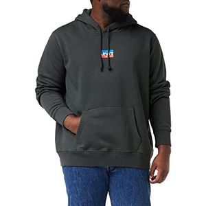 Levi's Standard Graphic Sweatshirt Hoodie Mannen, Mini Sportswear Pirate Black, S