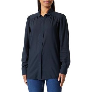 Lee Shirred Blouse Shirt voor dames, Unionall Blk, L
