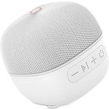 Hama Bluetooth luidspreker Cube 2.0 draagbaar (compacte, kleine bluetooth-box, mono muziekbox, 10 uur speeltijd, AUX, handsfree, 4 W, True Wireless Stereo, licht speaker-design) wit